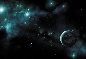 Fototapeta - Život ve vesmíru (2)