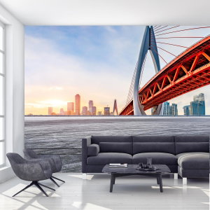Fototapeta - Zachód Słońca w Chongqing