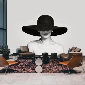 Fototapeta - Žena s kloboukem
