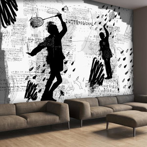 Fototapete - Streetart, Aufregung