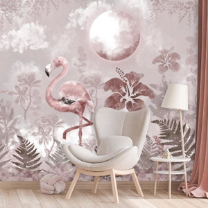 Fotobehang - Flamingo (2)