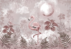 Fotobehang - Flamingo (3)