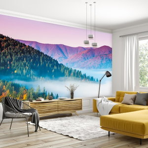Fotobehang - Boslandschap