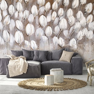 Fototapeta - Tulipány s texturou
