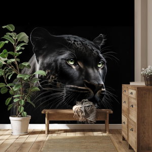 Fotobehang - Zwarte Panter (2)