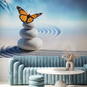Fotobehang - Stenen en zand (2)