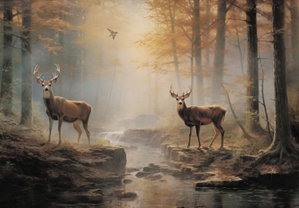 Fotobehang - Hert I. (3)