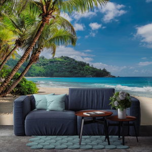 Fotobehang - Caribisch strand
