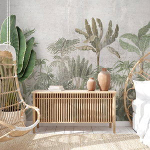 Fotobehang - Jungle op de muur (2)