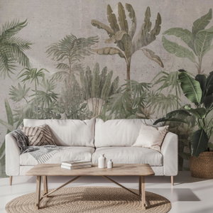 Fotobehang - Jungle op de muur (3)