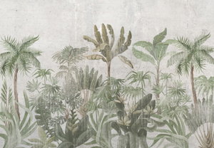 Fotobehang - Jungle op de muur (4)