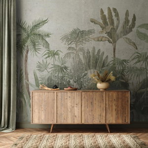 Fotobehang - Jungle op de muur