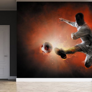 Fotobehang - Voetballer
