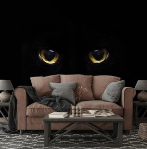 Fototapete - Die Augen der Katze