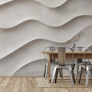 Fotobehang - 3D-golven