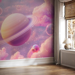 Fototapeta - Różowa planeta