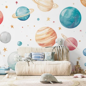 Fotobehang - Kleurrijke planeten (3)