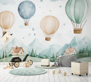 Fototapete - Fliegende Ballons