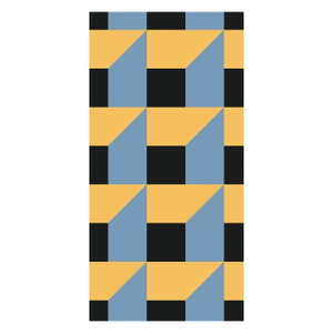 Tapete - Farbige geometrische Abstraktion I
