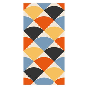 Tapete - Farbige geometrische Abstraktion III